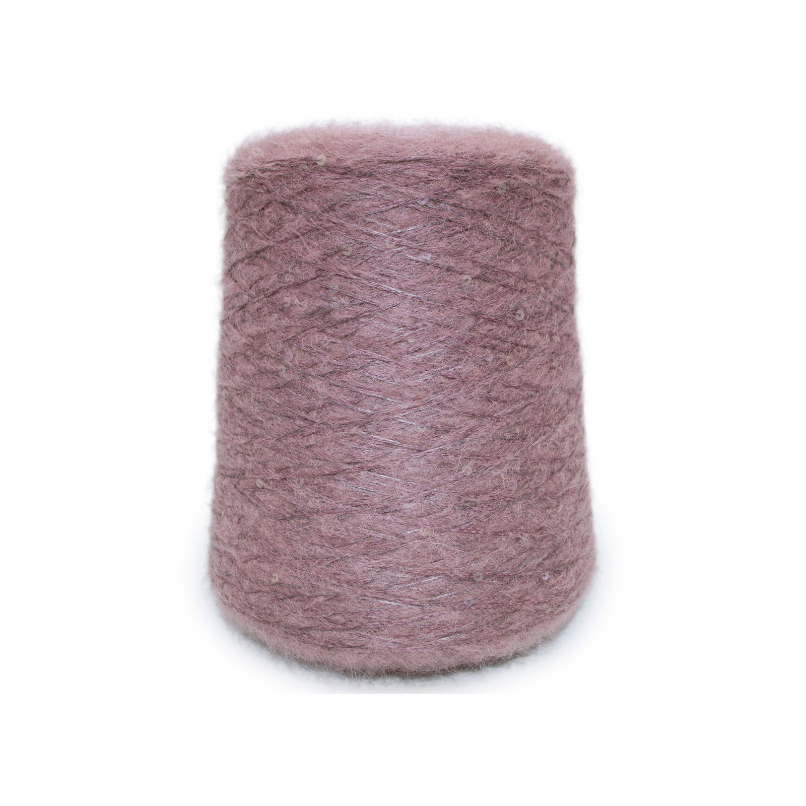 36% Kid Mohair, 17% Silk, 18% Alpaca, 9% Cashmere wool, 20% Polyamide, Sequins 36% Kid Mohair, 17% Silk, 18% Alpaca, 9% Cashmere wool, 20% Polyamide, Sequins