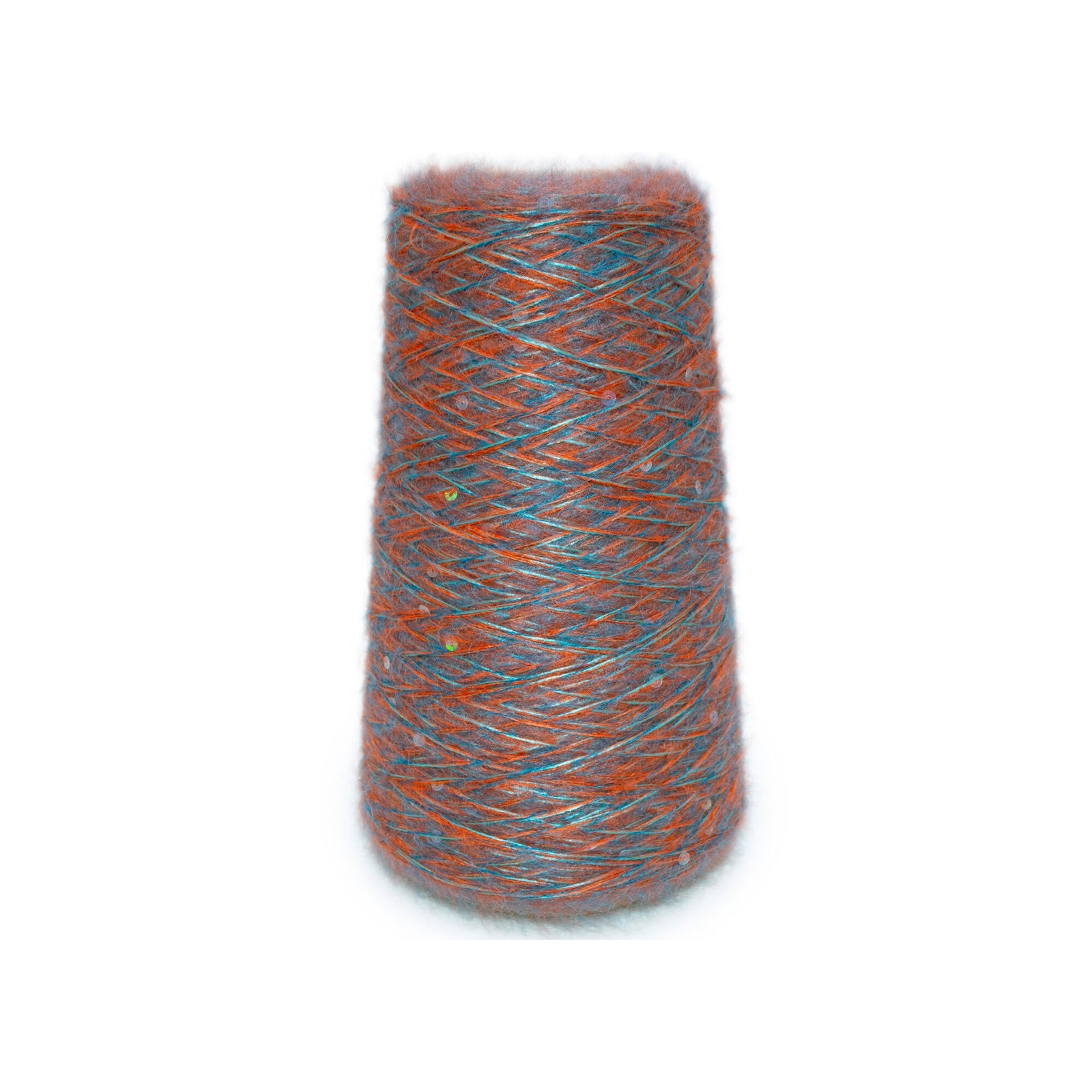 42% Kid Mohair, 20% Silk, 3% Cashmere wool, 23% Merino wool, 12% Polyamide, Sequins (107 gr.) 42% Kid Mohair, 20% Silk, 3% Cashmere wool, 23% Merino wool, 12% Polyamide, Sequins (107 gr.)