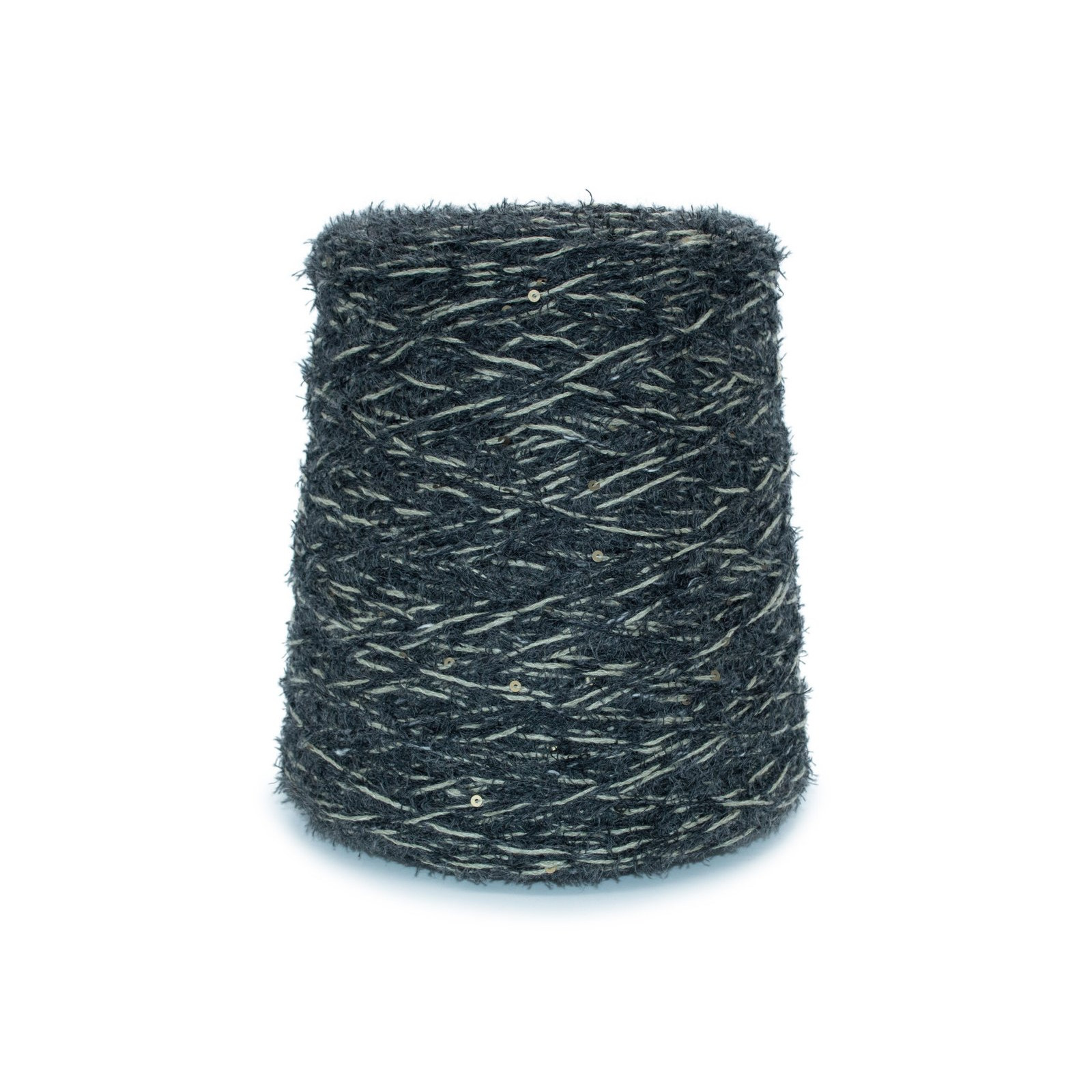 70% Cashmere, 27% Silk, 3% Polyamide, Sequins (237 gr.) 70% Cashmere, 27% Silk, 3% Polyamide, Sequins (237 gr.)