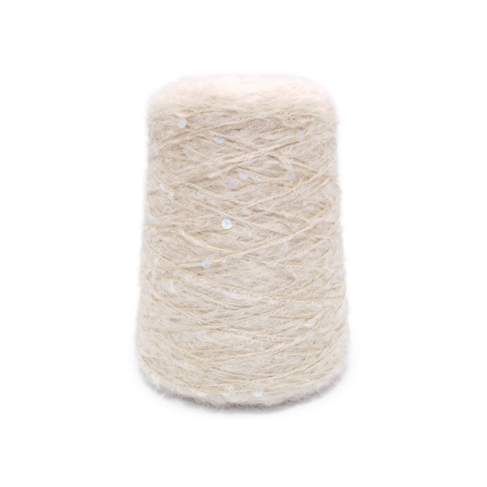 70% Kid Mohair, 11% Silk, 10% Polyamide, 9% Cashmere wool, Sequins 70% Kid Mohair, 11% Silk, 10% Polyamide, 9% Cashmere wool, Sequins