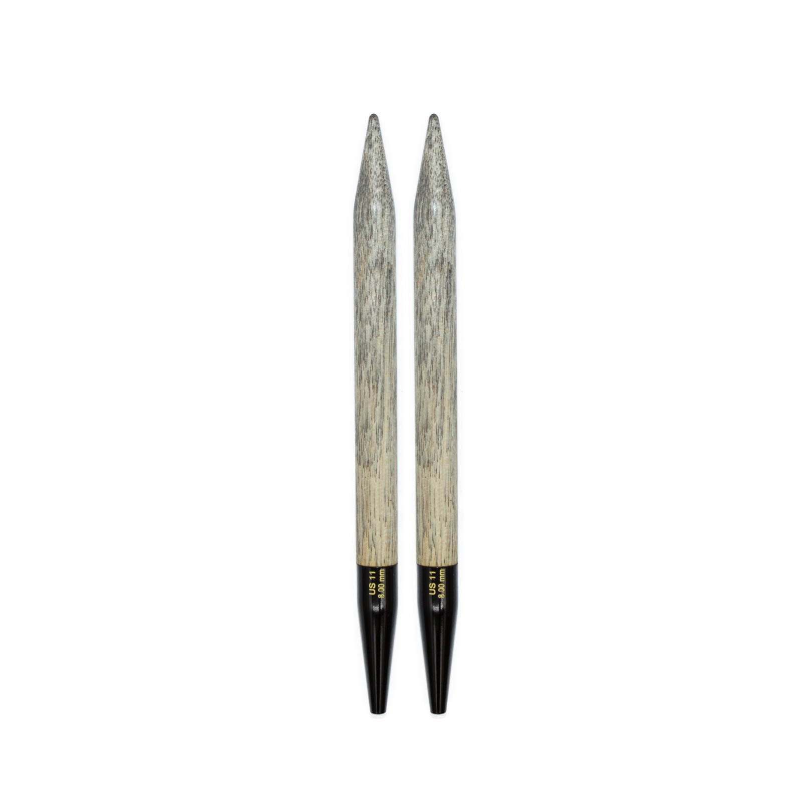 LYKKE Driftwood Interchangeable Wooden Needles - size 8,00mm LYKKE Driftwood Interchangeable Wooden Needles - size 8,00mm