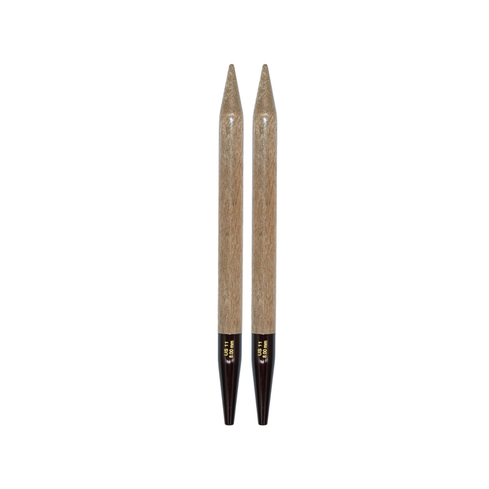 LYKKE Umber Interchangeable Wooden Needles - size 8,00mm LYKKE Umber Interchangeable Wooden Needles - size 8,00mm