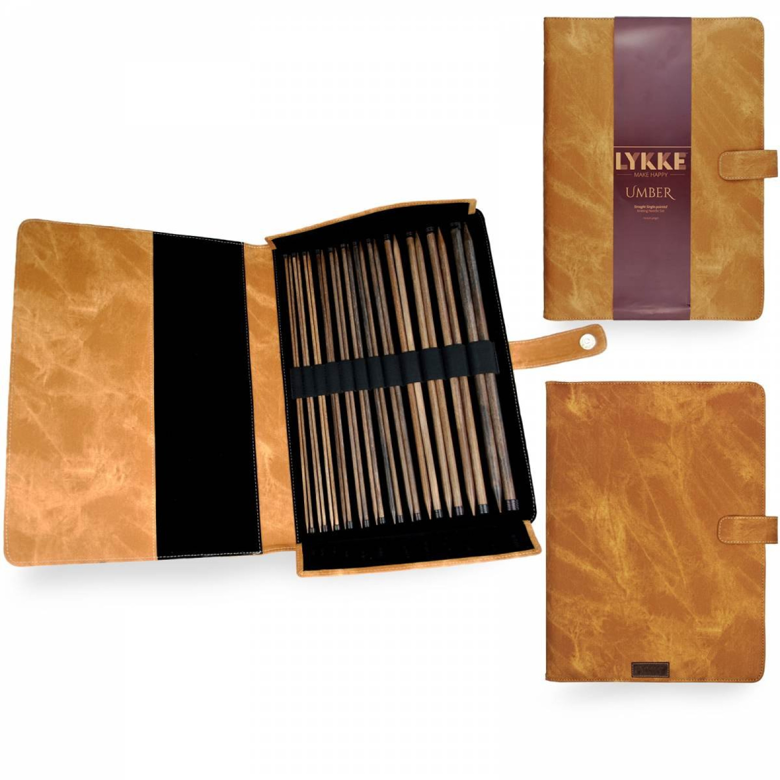 LYKKE Umber Straight Wooden Needle set LYKKE Umber Straight Wooden Needle set
